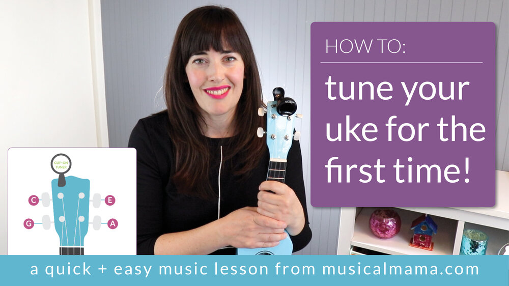 Tune Your Ukulele for the First Time