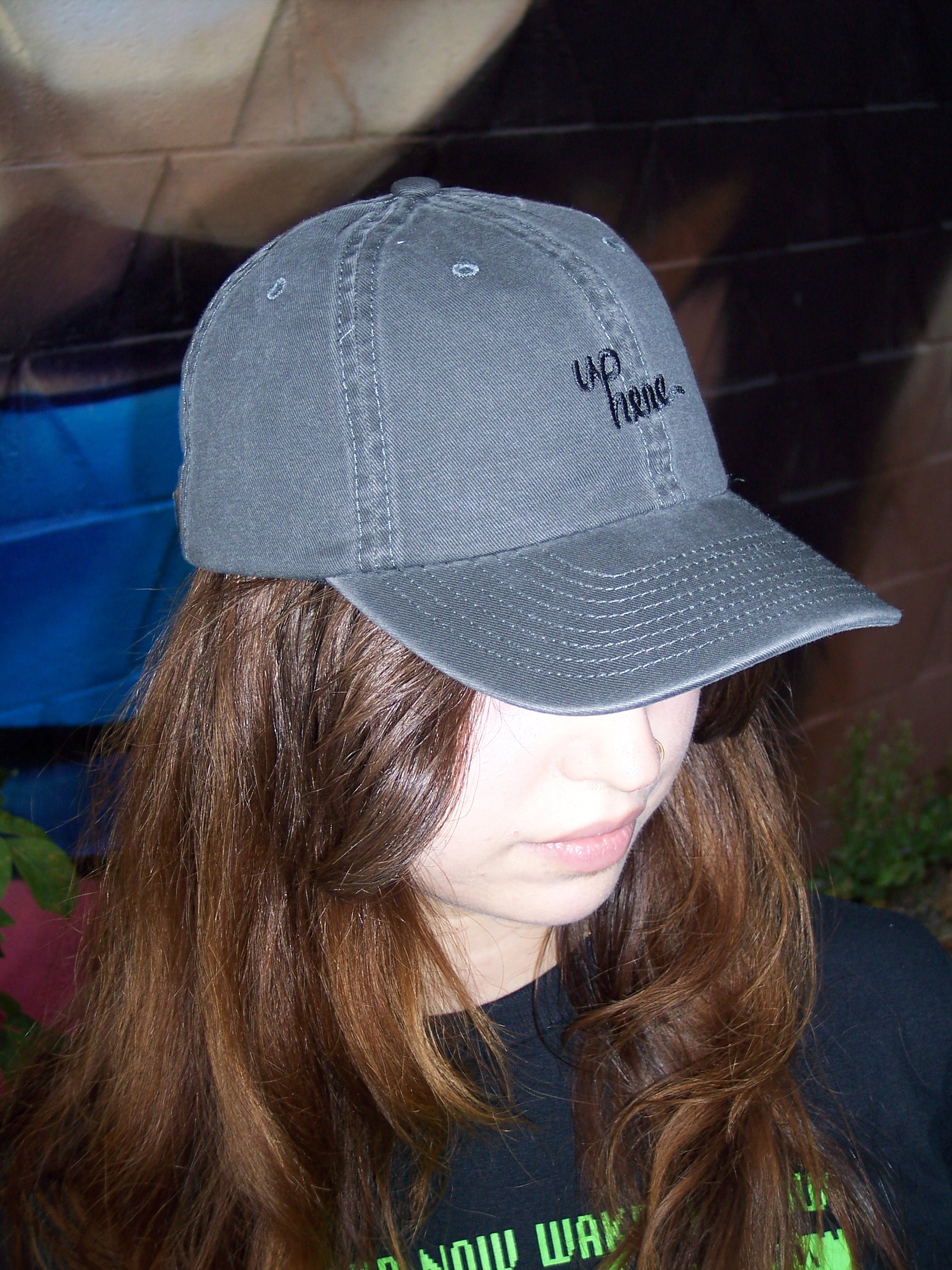 Up Here Curly Dad Hat