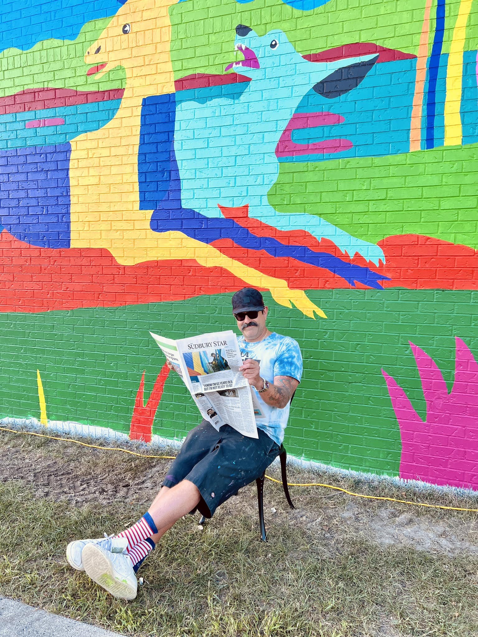 Baroque, Loony Toons, and house music: meet muralist Jean Paul Langlois —  Up Here