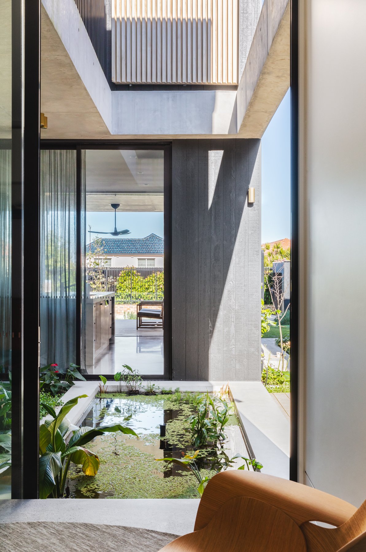 Living Kitchen and courtyard Sustainable House Maroubra.jpg