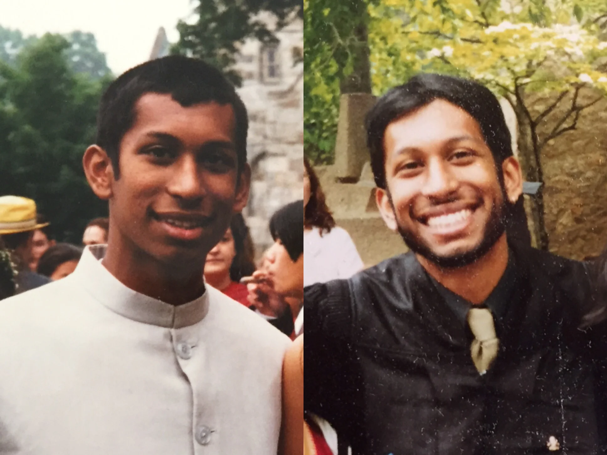 Hrishi graduating from Phillips Exeter Academy and Yale