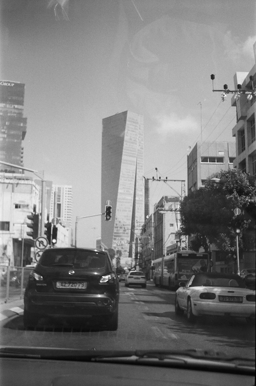 The Tallest Building in Tel-Aviv, 2018, Smena 8,  Adox Silvermax