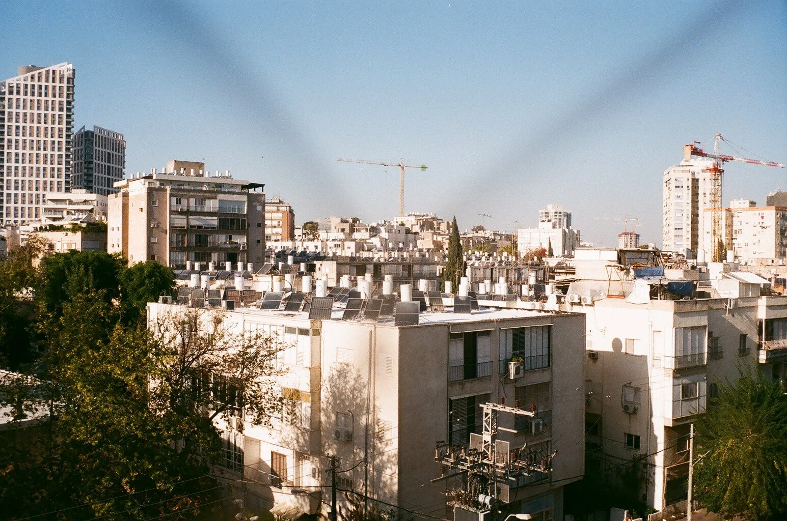Safety Net, Givataim, Israel, Ricoh FF1, Fuji 200