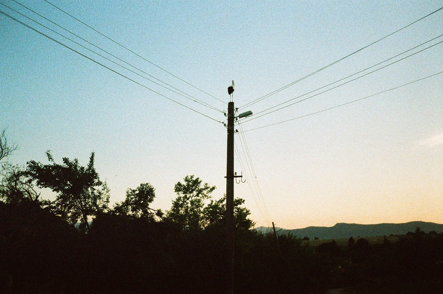 Sunset, Bulgaria, 2017, Olympus Trip, Fuji 400