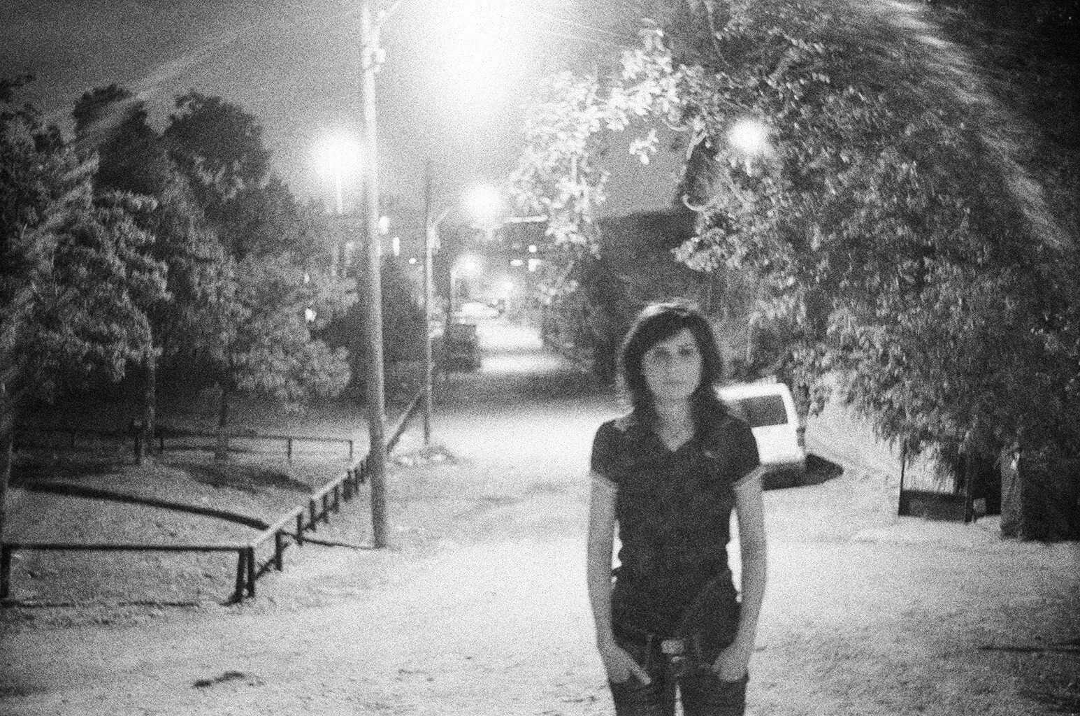 Yom Kipur, Shapira, Tel-Aviv, Israel, 2015, Smena, Kodak bw