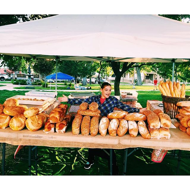 Have you made it down to the Growers Market yet? Be sure to stop by the La Quiche tent and grab some bread if you do! #laquicheparisiennebistro #albuquerque #albuquerquegrowersmarket #bread #baking #supportlocalbusiness