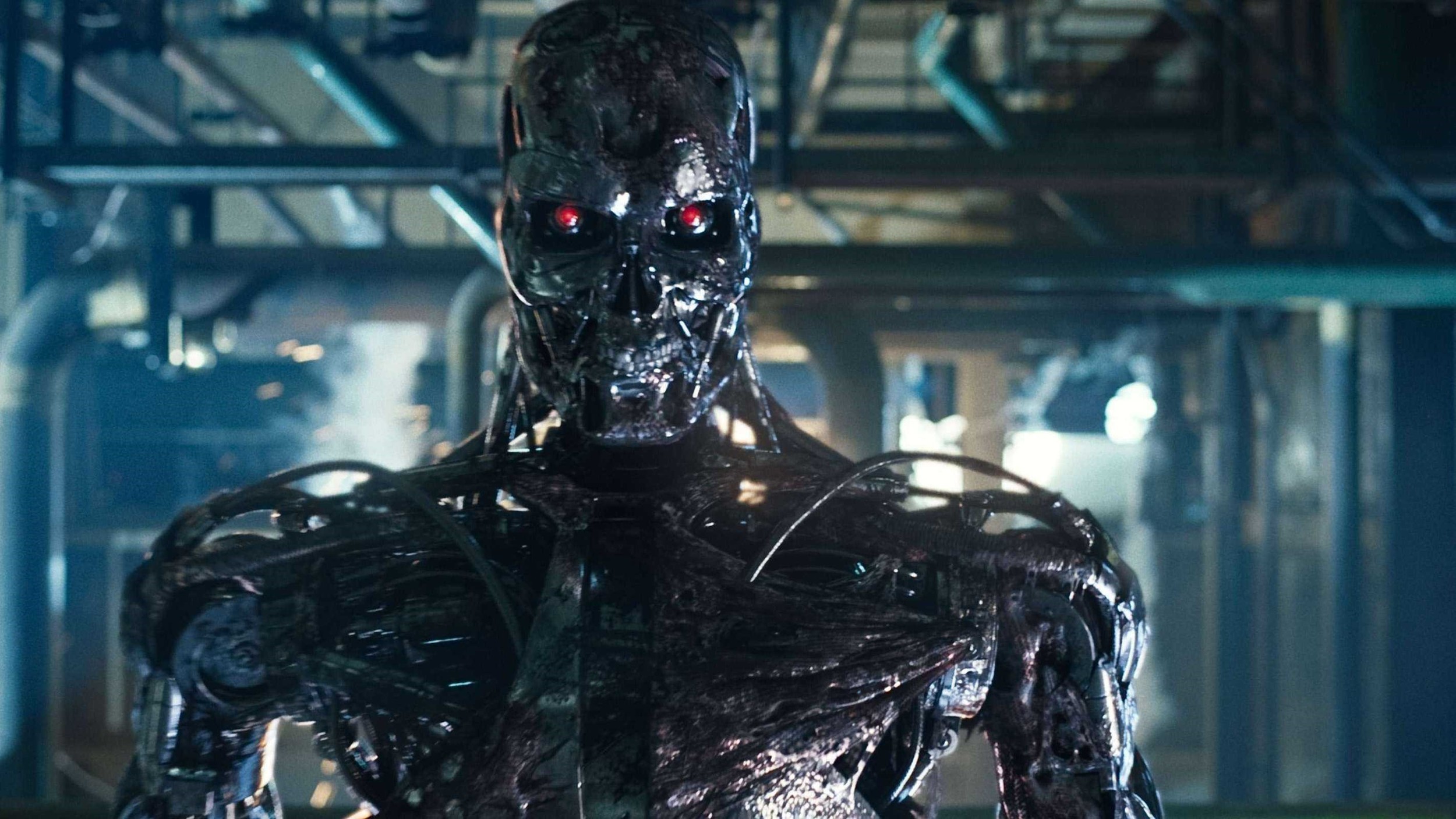 Overly dramatic picture / allusion? Fully automated war-machines are being researched.