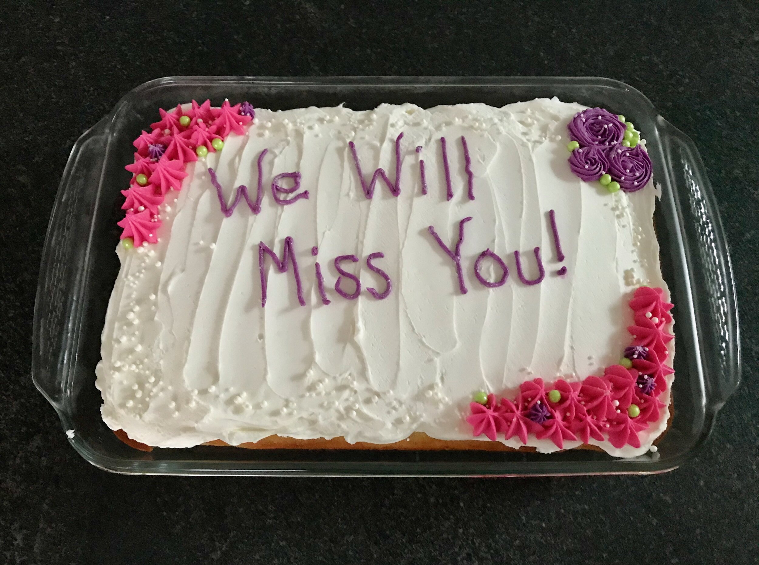 Miss You Cake Topper Farewell Cake Topper Retirement Cake  Etsy Finland
