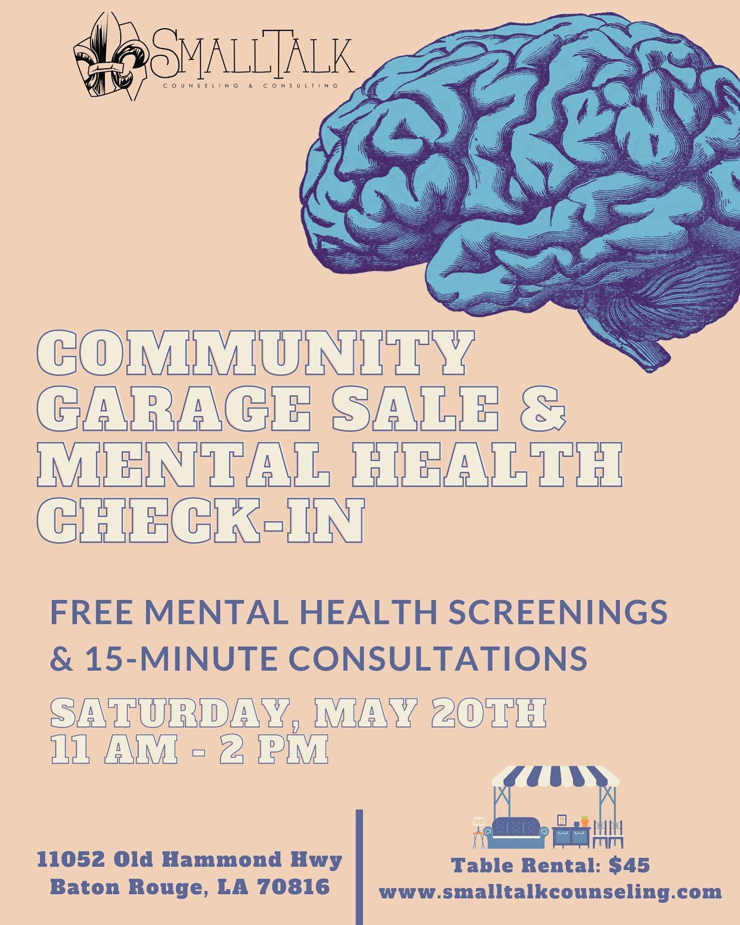 MAY is #MENTALHEALTHAWARENESSMONTH 💚

While we hope you&rsquo;re taking care of your #mentalhealth and #wellness all year long, if you&rsquo;re in need of a check-in to jumpstart your journey again, make sure to stop by at any time on Saturday, May 