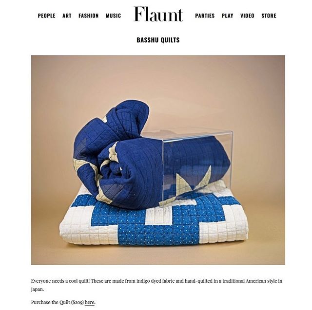 Posted this on the personal account but we do love the styling on our fav. @basshu_japan Blankets by @flauntmagazine