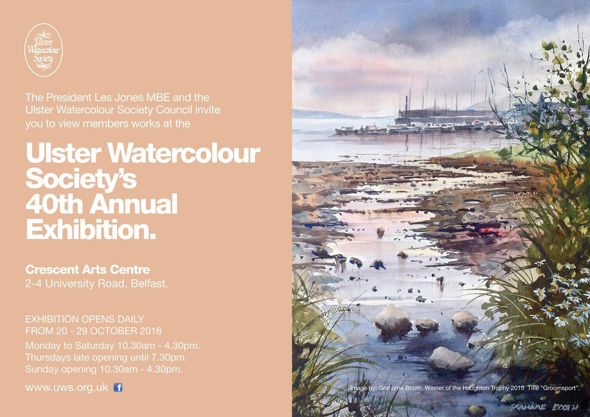 Ulster Watercolour Society exhibition flyer - Rosalind Murphy.jpg