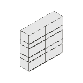 Regular unit x3 / Small additional unit x2