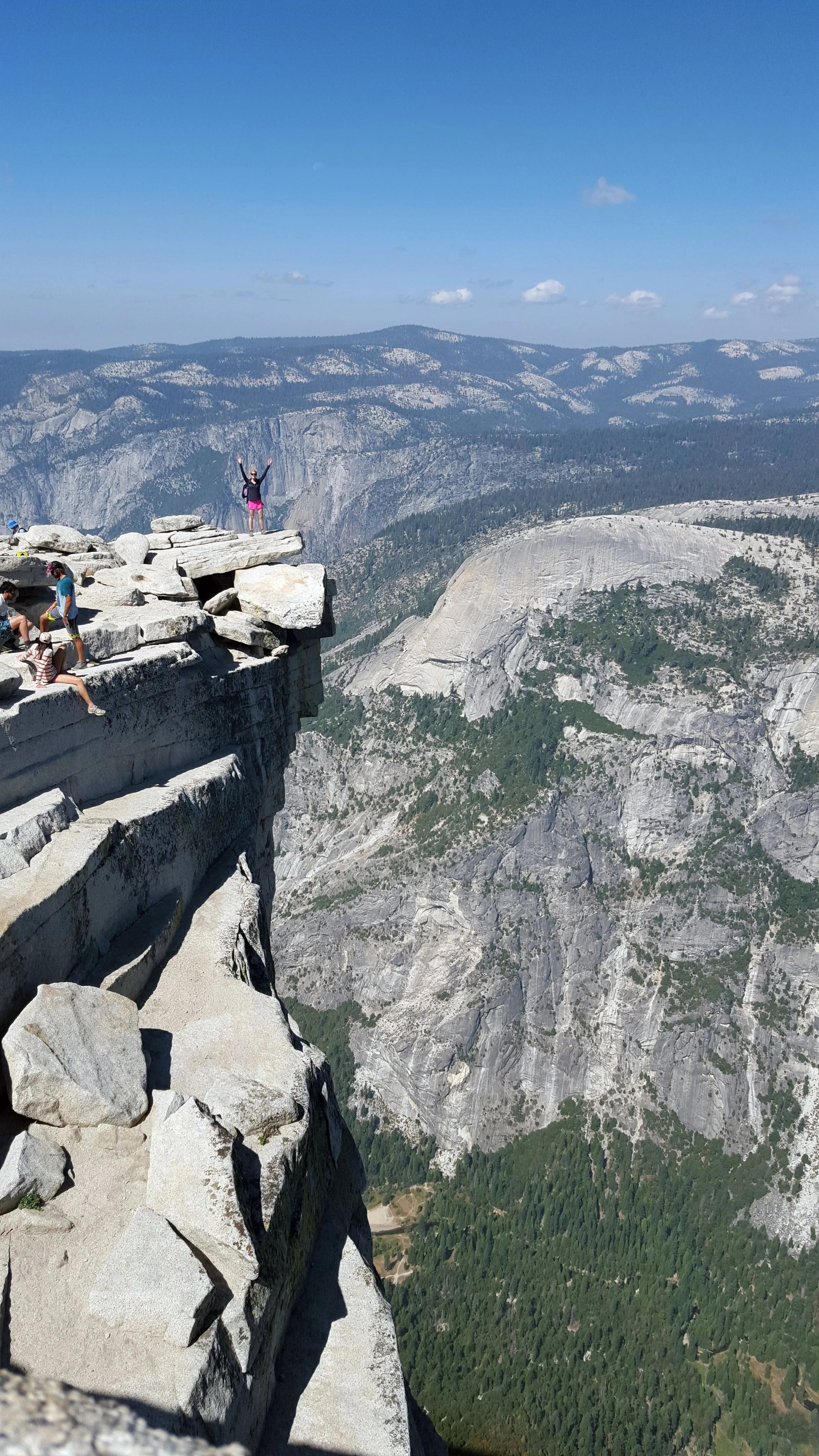 The Visor - Looking 4800 feet to Yosemite Valley below.
