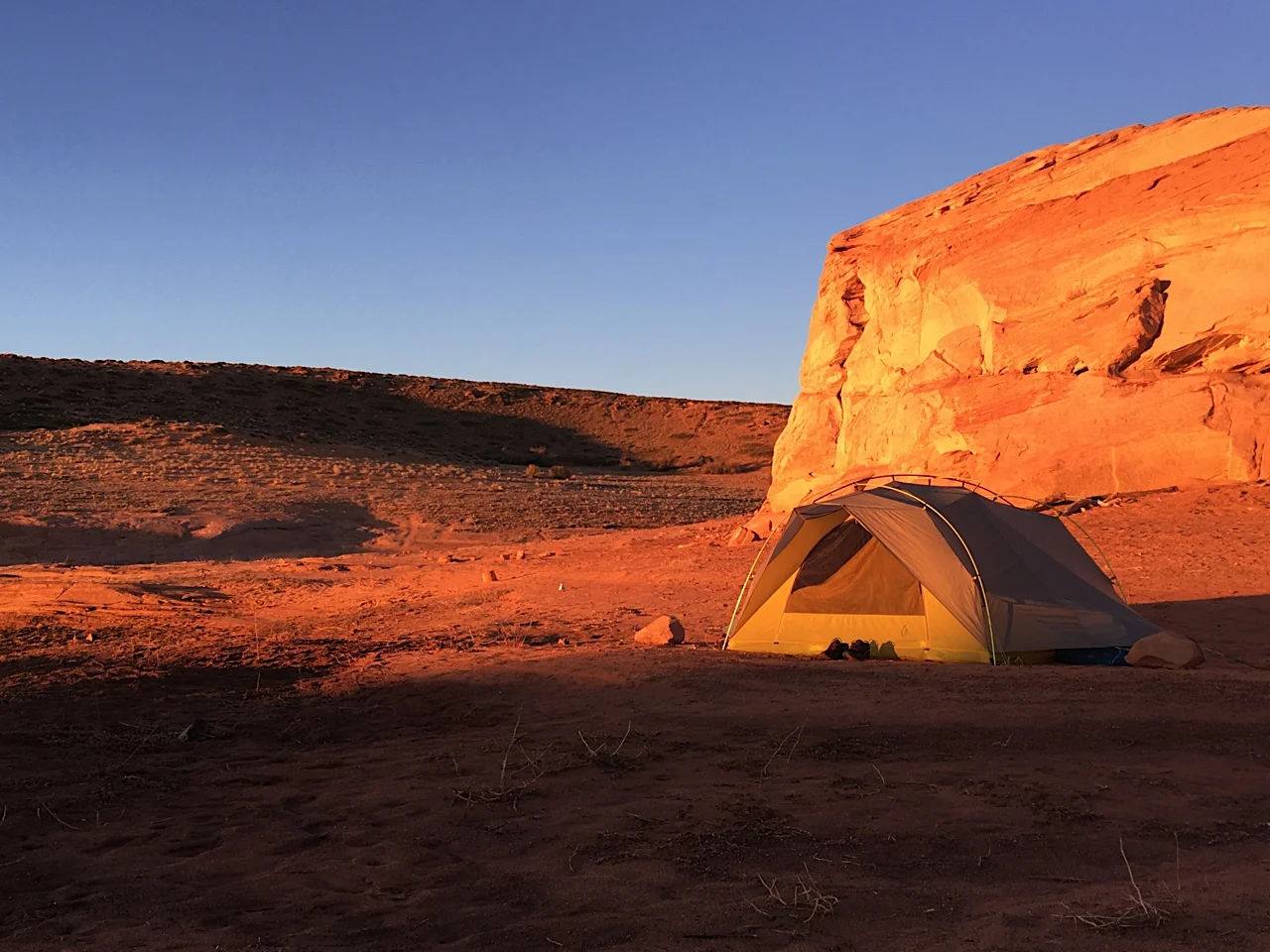 First campsite in the canyon.