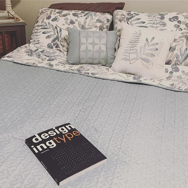 Had a nice short visit back home this weekend. My mom had found an old Christmas present and left it on my bed for my arrival. Such a cool book I can&rsquo;t wait to dive in! #typebooks #newread #designknowledge #typedesign