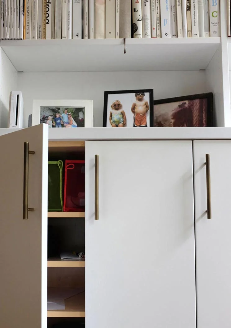 Cabinets with shelving