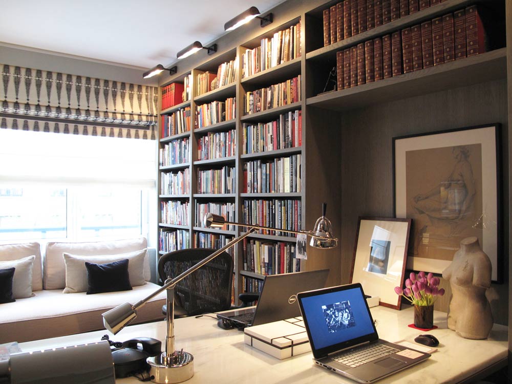 Custom Bookshelves Nyc Brooklyn Built, Bookcases With Integrated Desks