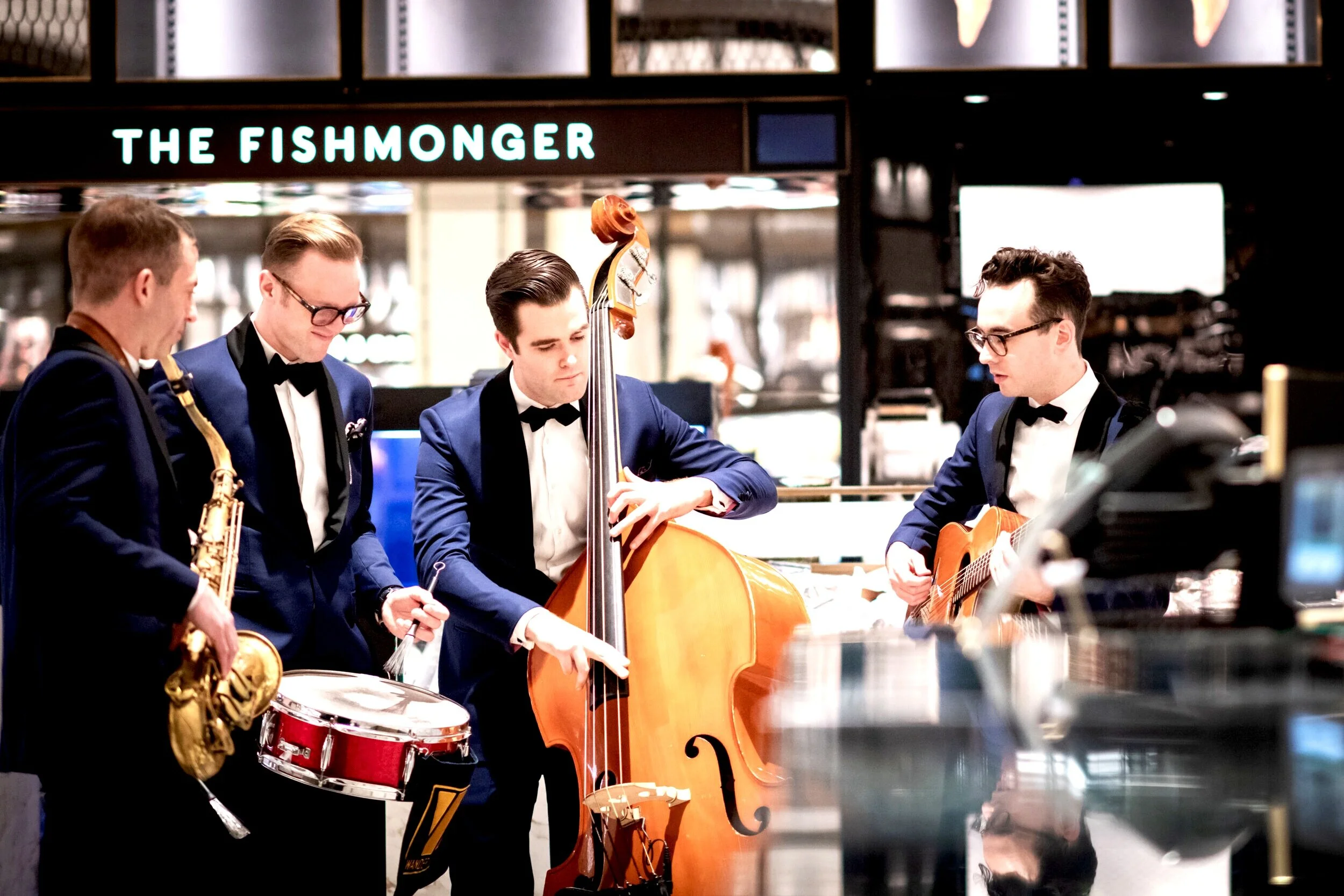 wandering soul band live in Harrods London