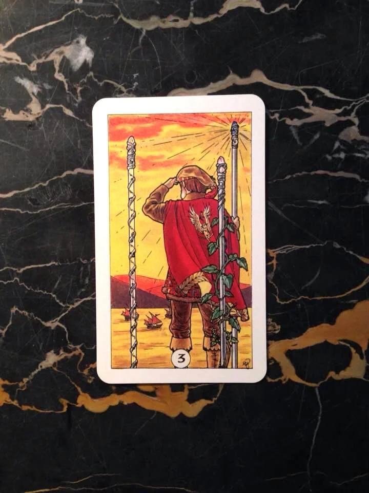 This card is from the Robin Wood deck, published in 1991.