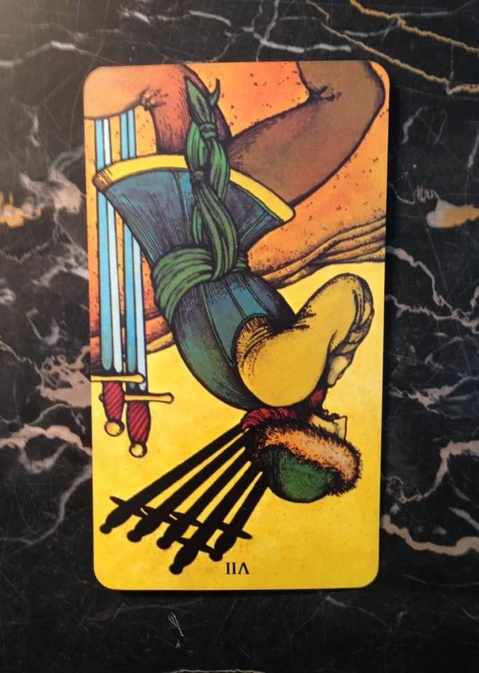 This card is from the Morgan-Greer deck, published in 1979.