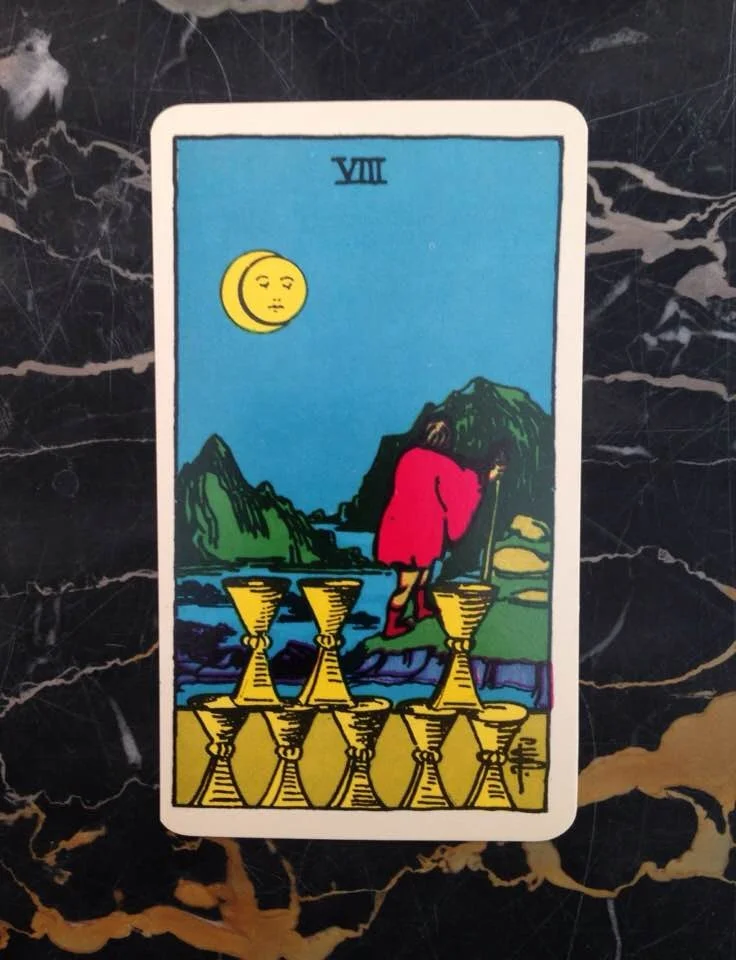 This card is from the Rider-Waite deck, published in 1910.