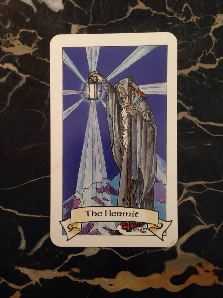 This card is from the Robin Wood deck, published in 1991.