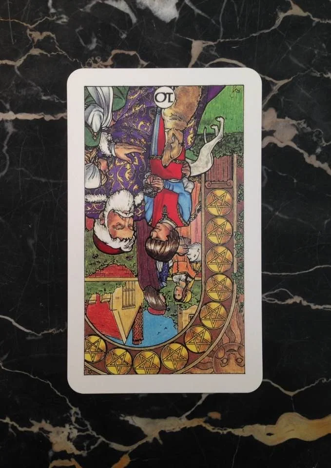 This card is from the Robin Wood deck, published in 1991.