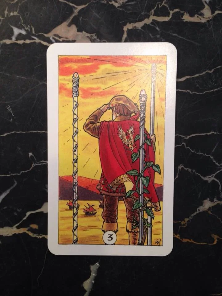 This card is from the Robin Wood deck, published in 1991.