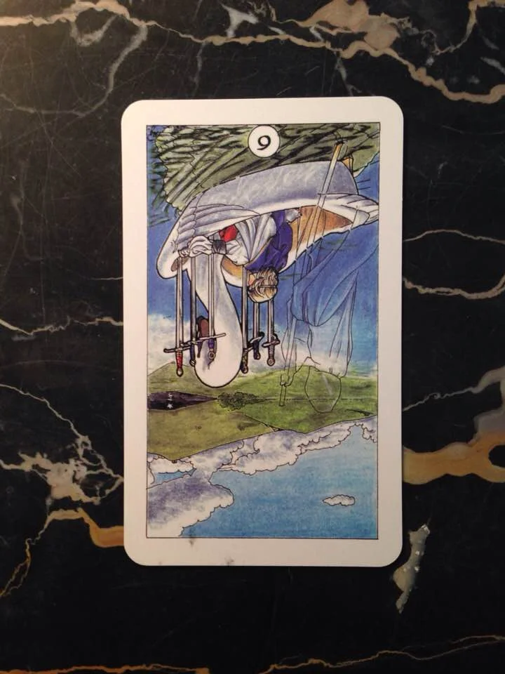 This card is from the Robin Wood deck, published in 1991.