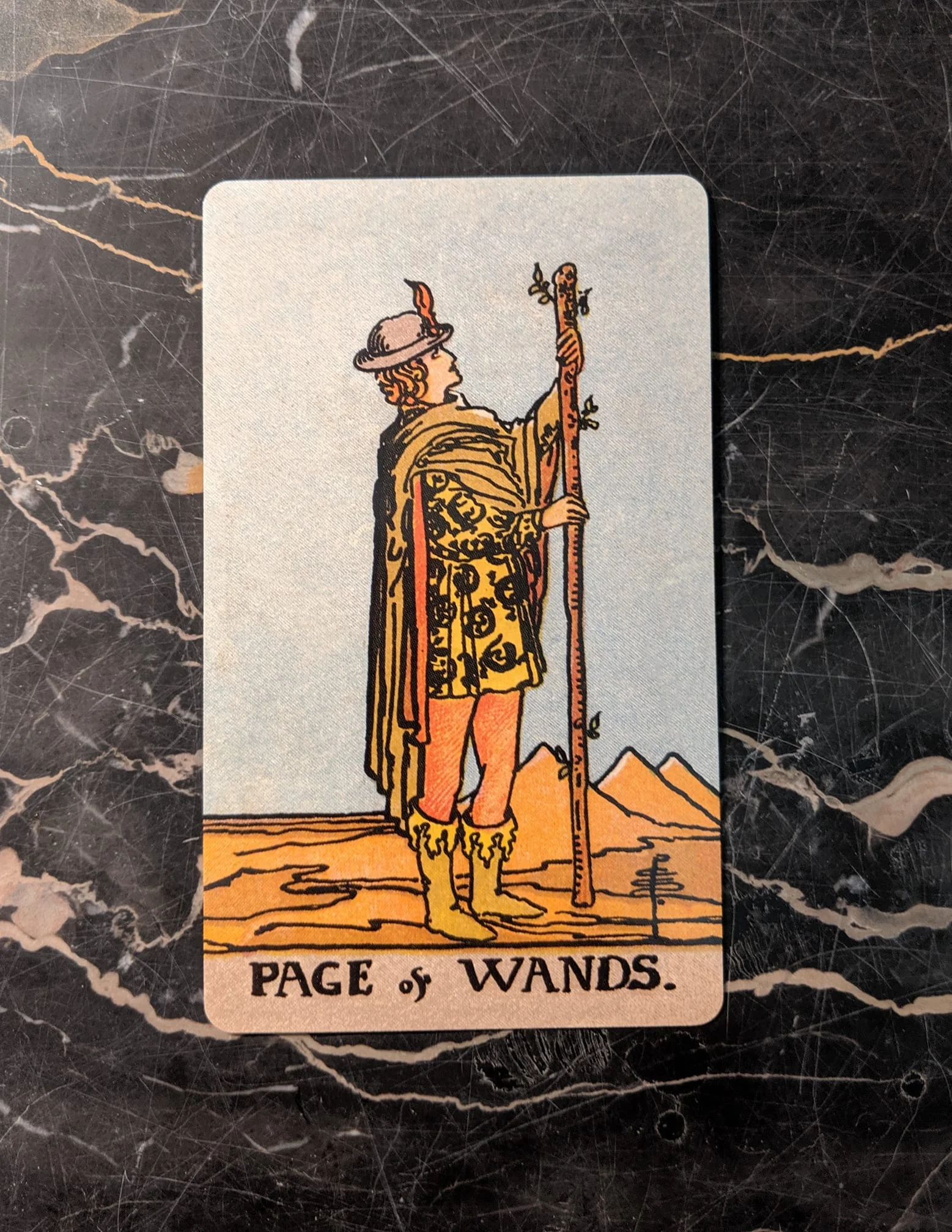 This card is from the Rider-Waite deck, borderless edition.