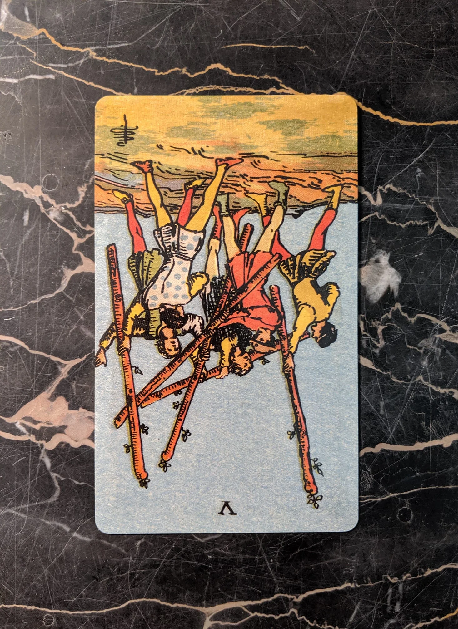 This card is from the Rider-Waite deck, borderless edition.