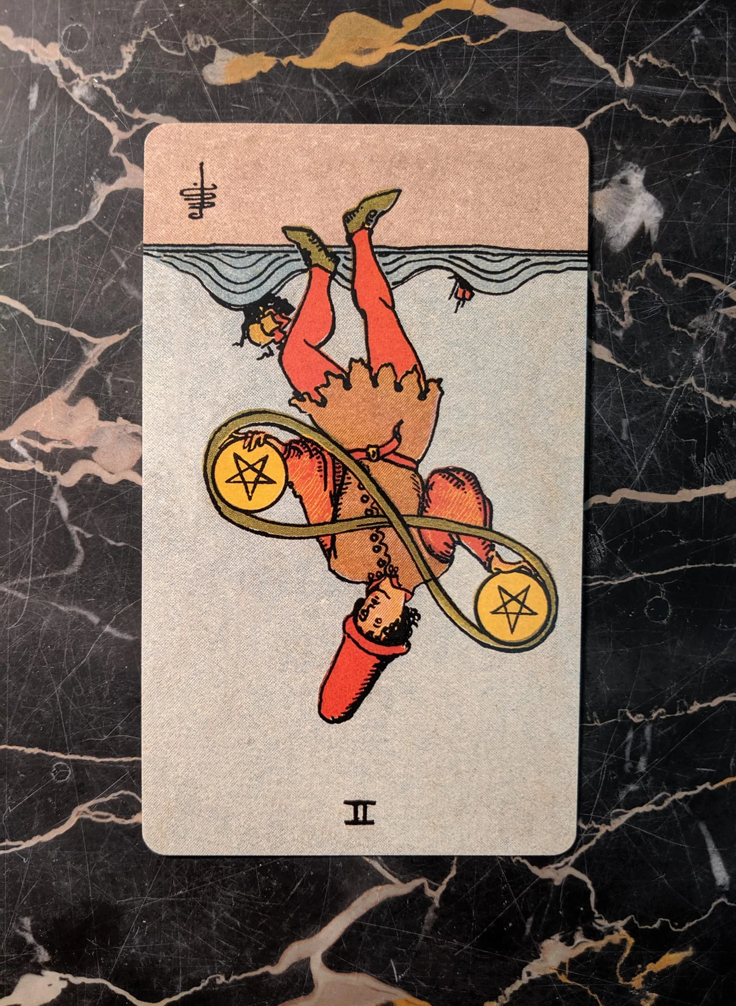 This card is from the Rider-Waite deck, borderless edition