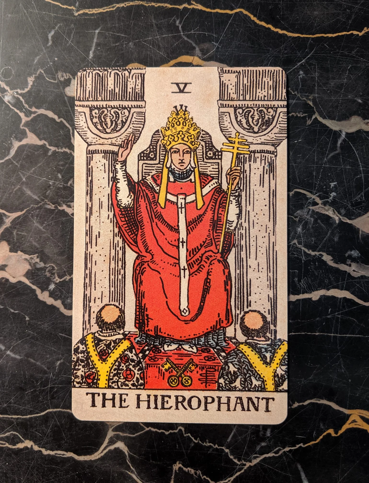 This card is from the Rider-Waite deck, borderless edition.