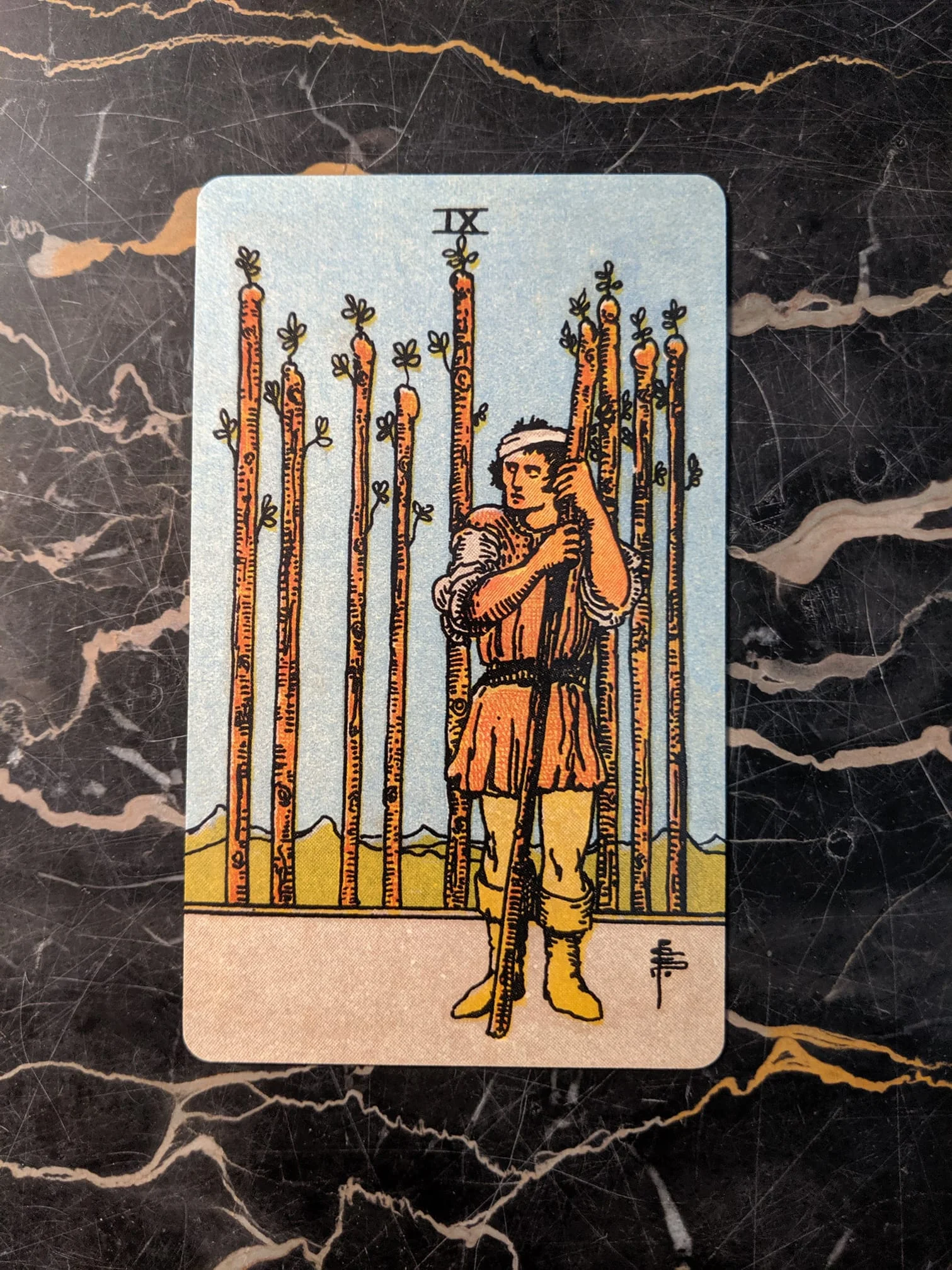 This card is from the Rider-Waite deck, borderless edition.
