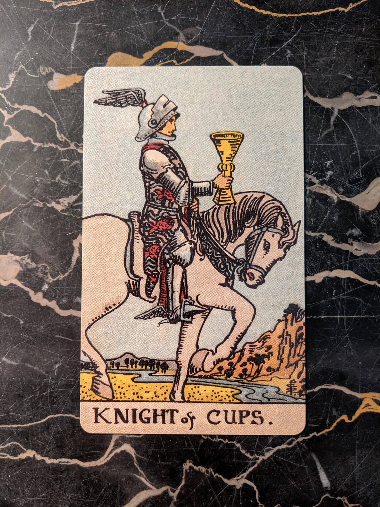 This card is from the Rider-Waite deck, borderless edition.