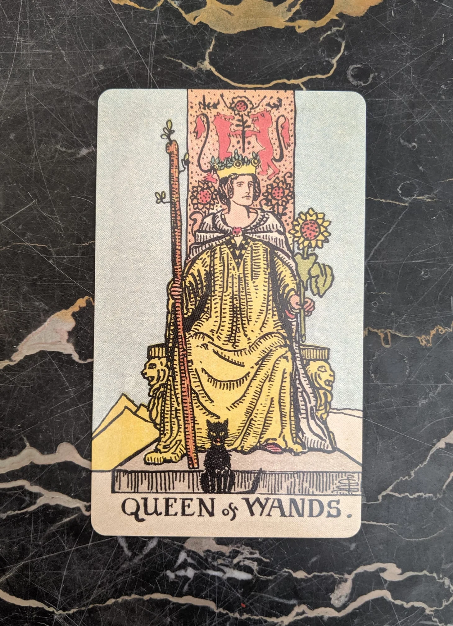 This card is from the Rider-Waite deck, borderless edition.