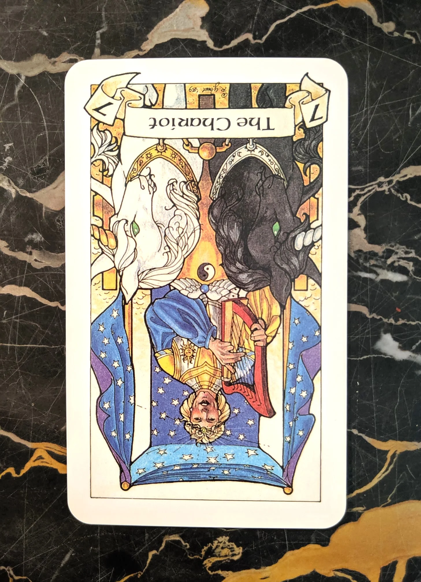 This card is from the Robin Wood deck, published in 1991.