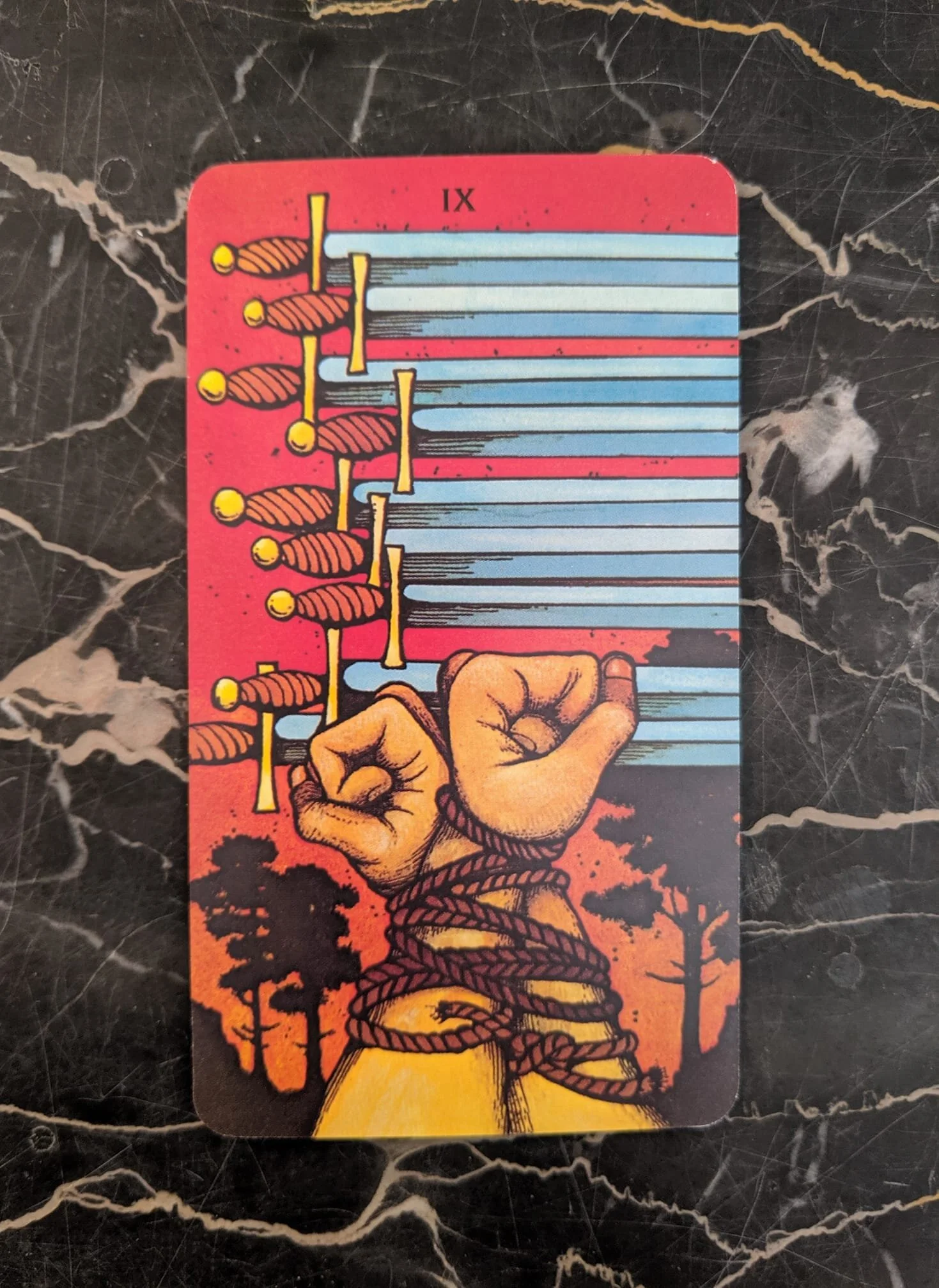 This card is from the Morgan-Greer deck, published in 1979.