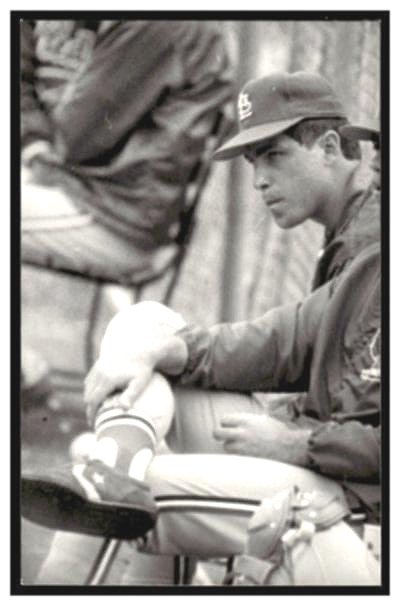 Mark in the Cardinals bullpen