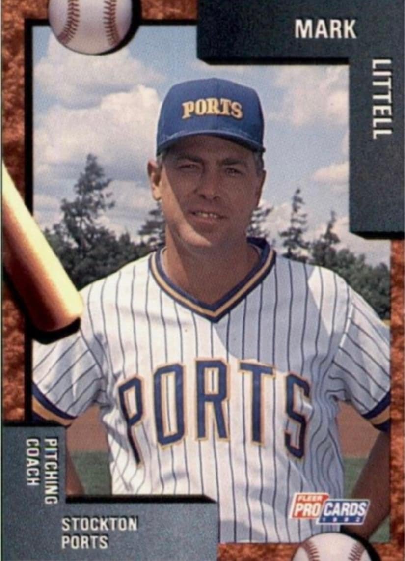 Mark as pitching coach of the Stockton Ports, 1993