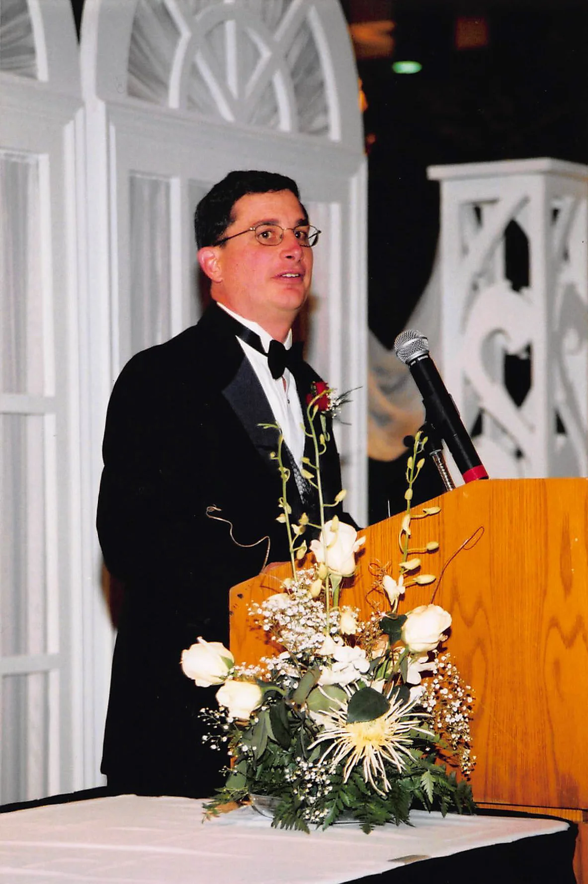 Jim Zengel at the Dayton HBA Inaugural ceremony, accepting the award for Leadership