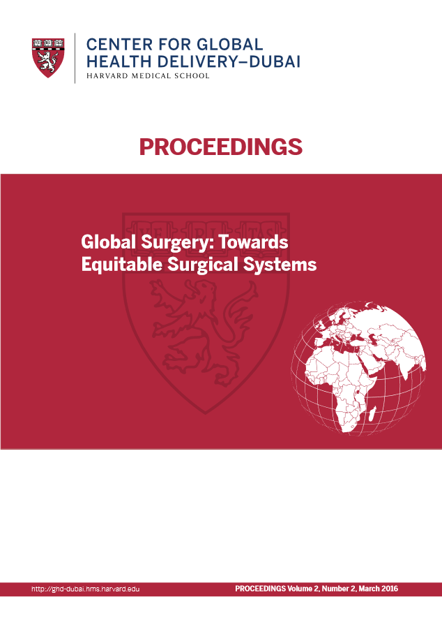 Global Surgery: Towards Equitable Surgical Systems - Workshop Summary