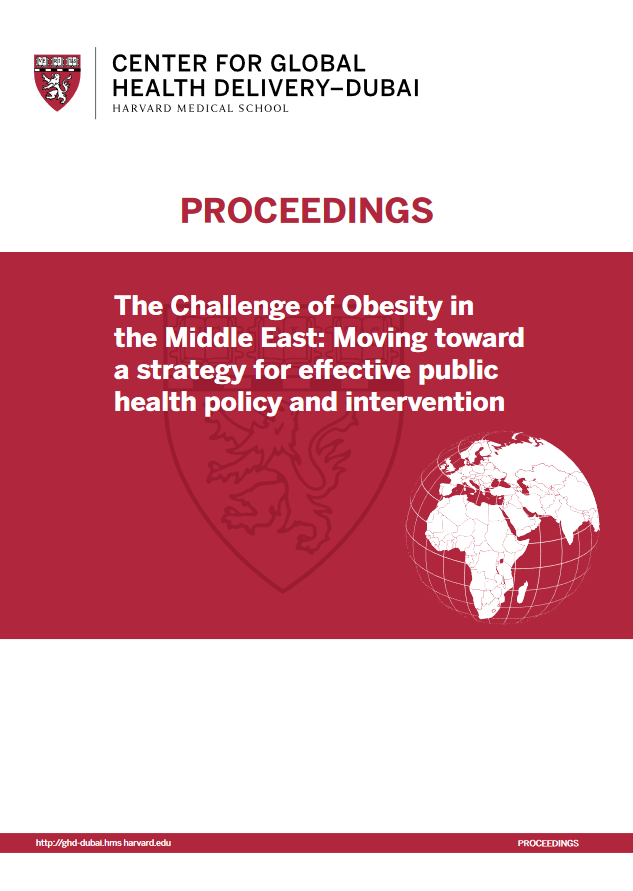 The Challenge of Obesity in the Middle East: Moving toward a strategy for effective public health policy and intervention