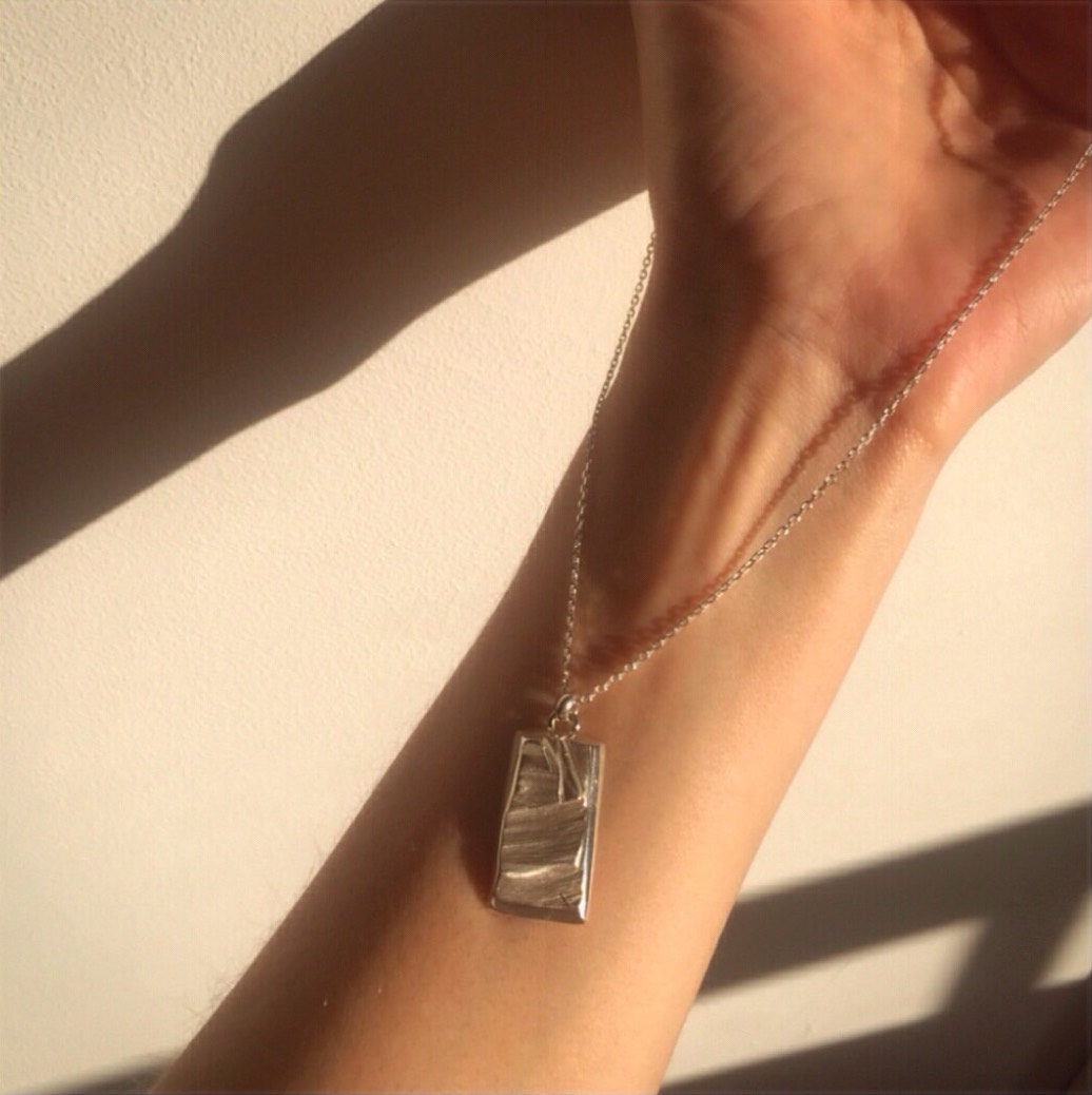 SILVER NEPENTHE PENDANT NECKLACE RUDDOCK JEWELLERY
