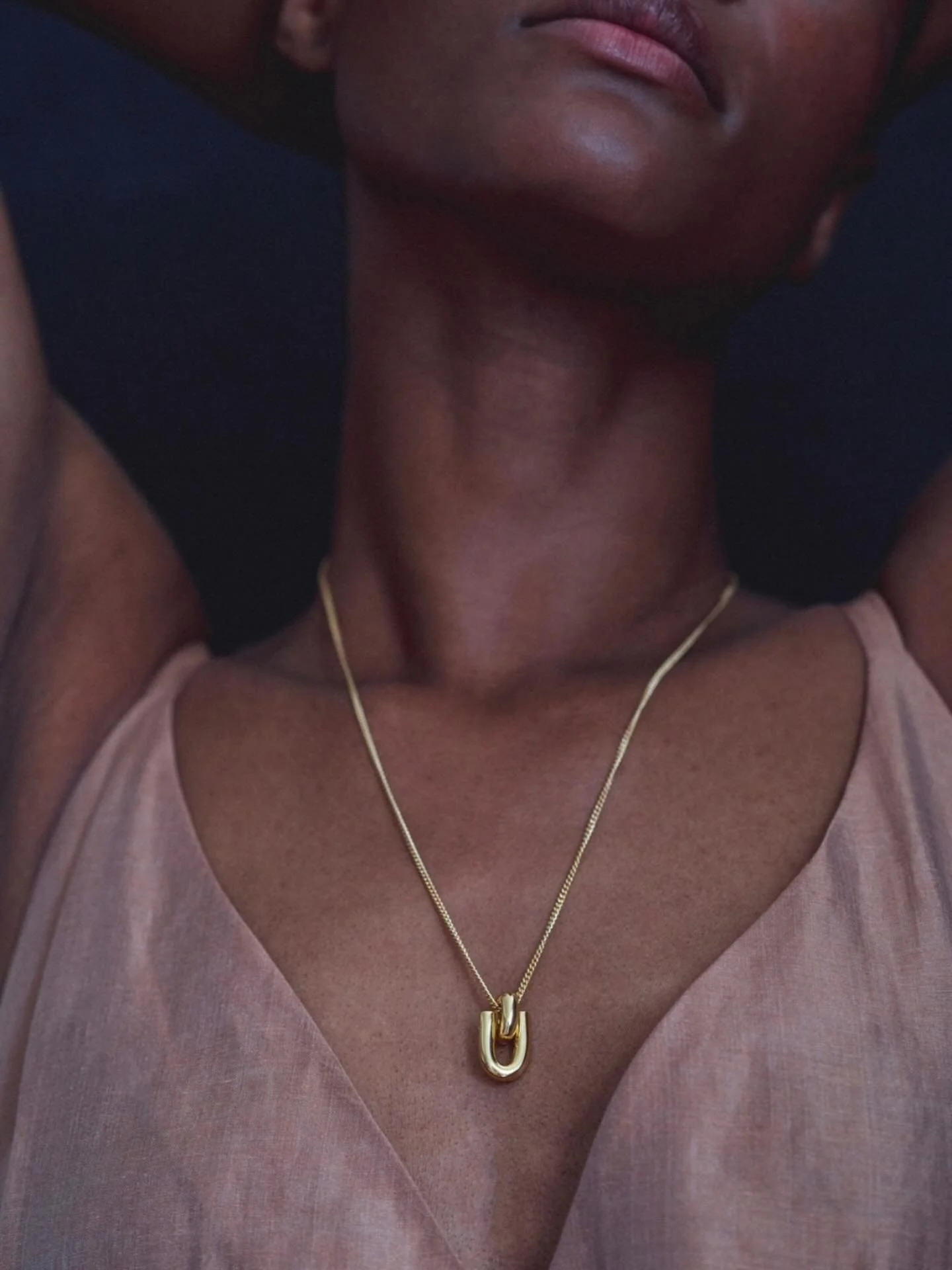 The Uma Pendant
18 carat gold plated silver, handcrafted in London