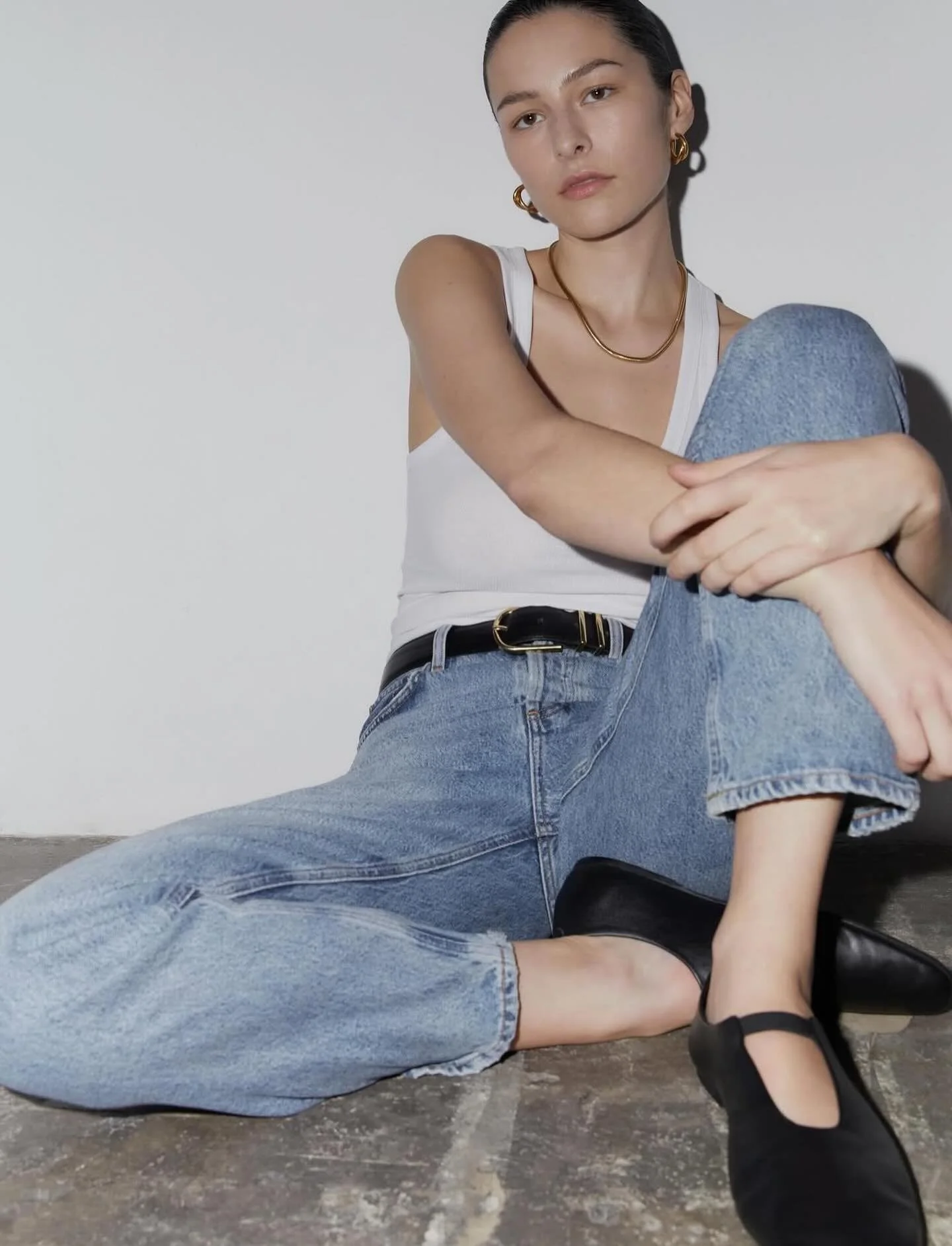 The Rita twist earrings &amp; Jumbo snake chain styled with @aradia.co.uk 🫶🏻