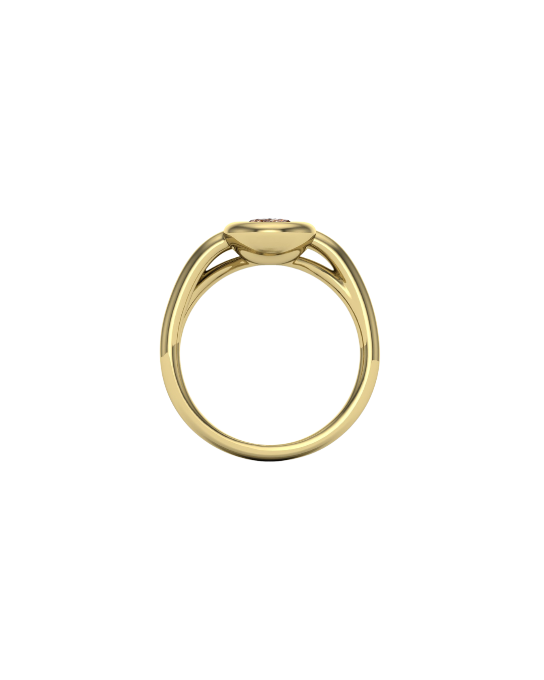 Orbe champagne diamond bezel side view.png