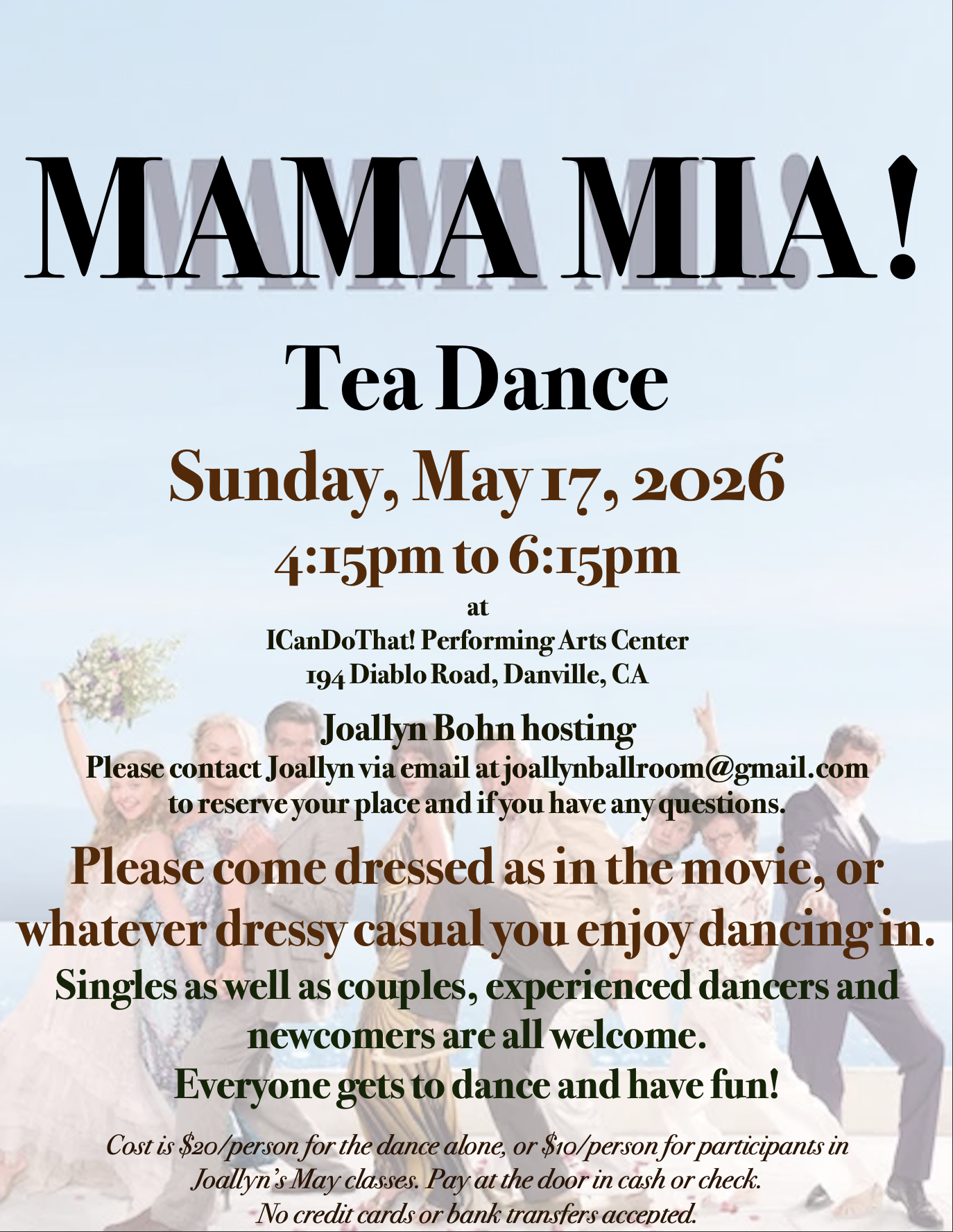 Mama Mia Tea Dance