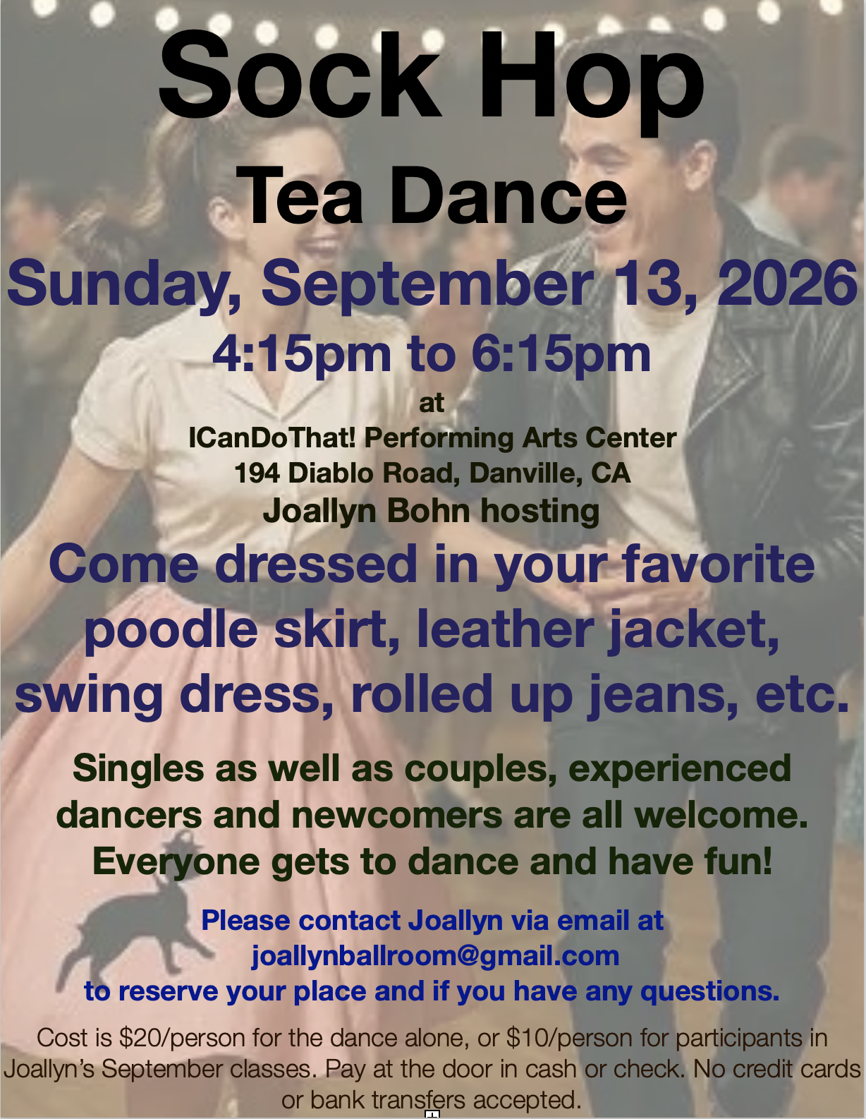 Sock Hop Tea Dance