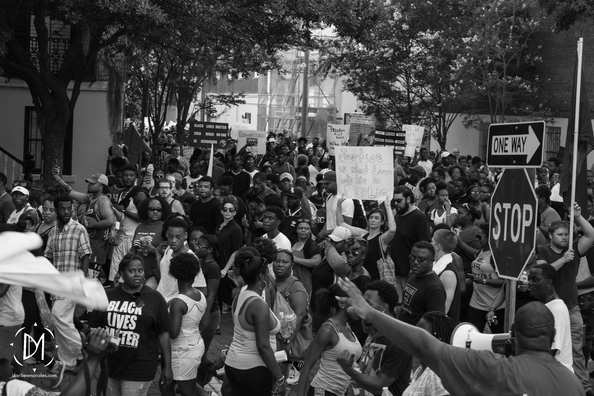  Savannah's Black Lives Matter march.  -July 12, 2016 